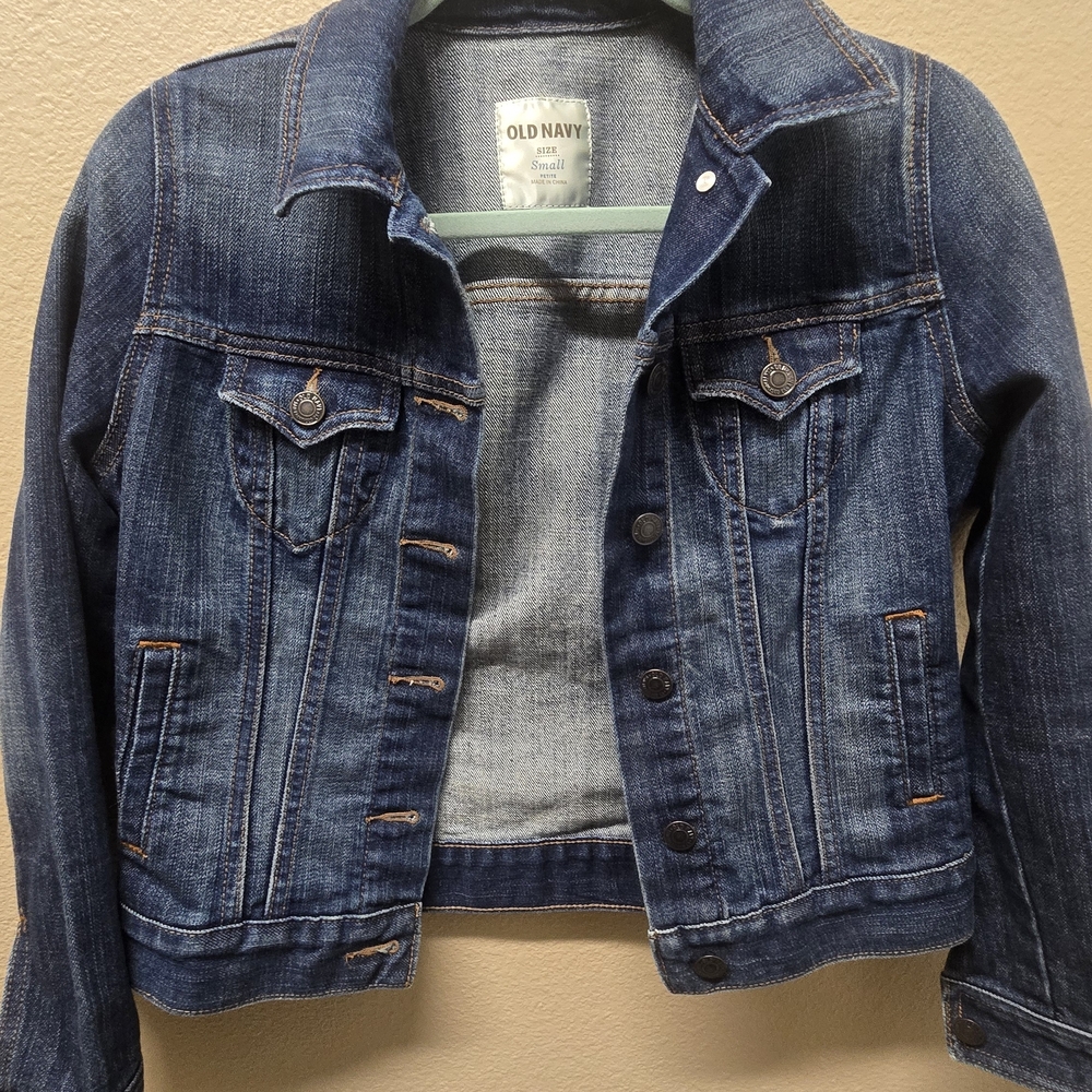 Old Navy Blue Denim Jacket SMALL